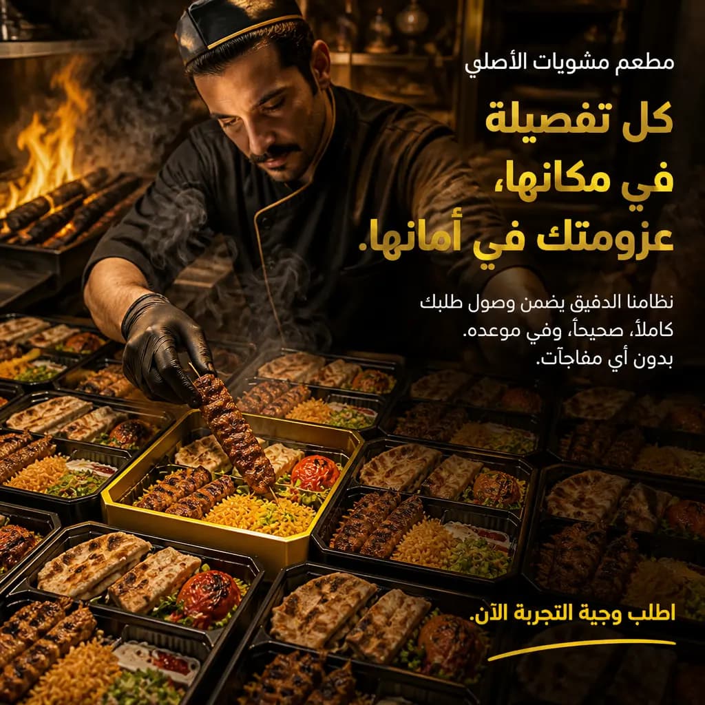تصميم حملة مطعم يبرز الحرفية والتفاصيل وجودة التحضير
